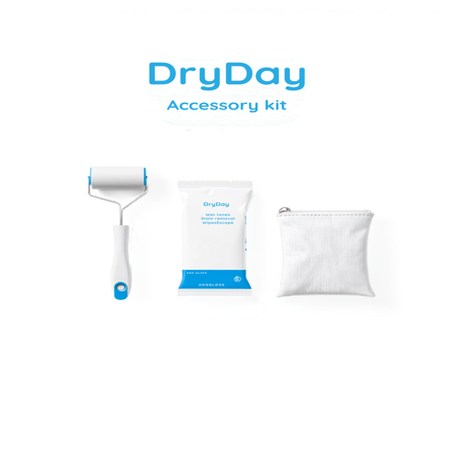 ערכת השלמה DryDay — רולר ניקוי, מגבוני כתמים ונרתיק נשיאה